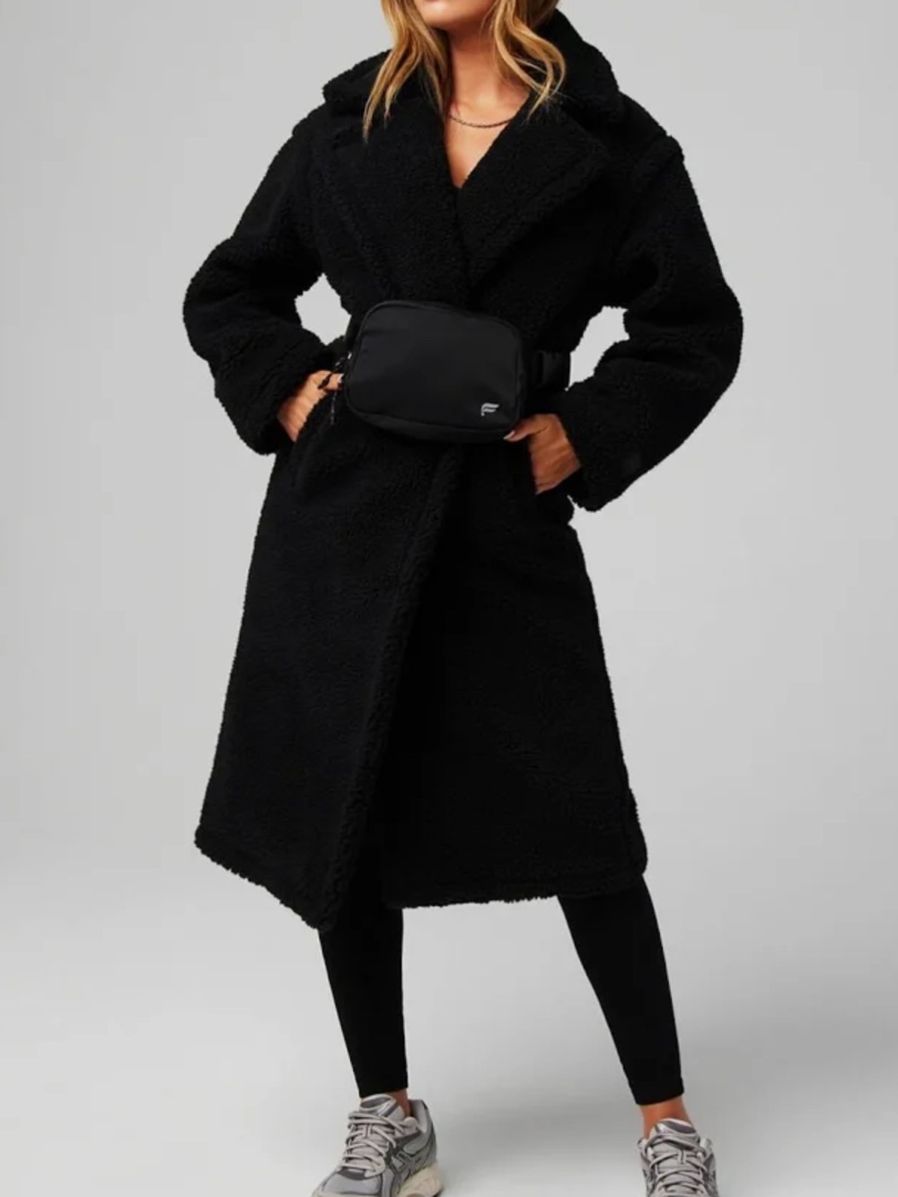 LIKE NEW • Fabletics • Teddy Long Coat •